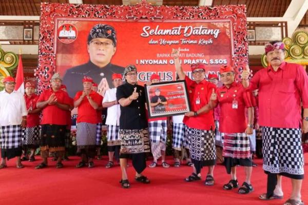 Kabupaten Tabanan mendapat dana Hibah dan Bantuan Keuangan Khusus (BKK) senilai 211 Miliar lebih dari Pemkab Badung.